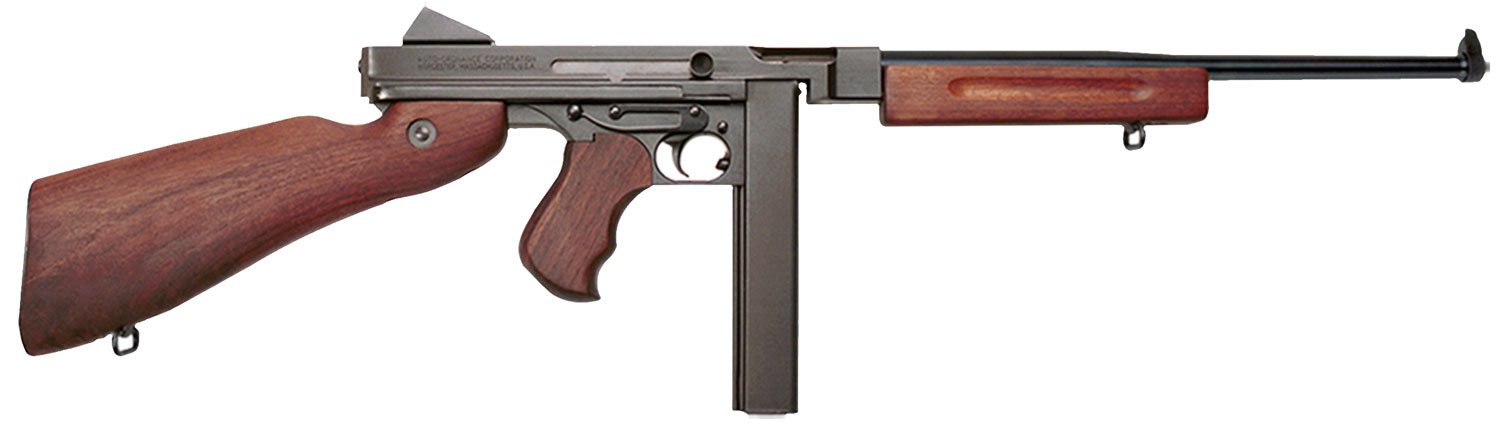 Thompson TM1 M1 Carbine Carbine 45 ACP Caliber with 16.50" Barrel, 30+1 Capacity (Stick), Blued Metal Finish, American Walnut Stock Wood Grip Right Hand