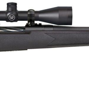 Mossberg 28001 Patriot 6.5 Creedmoor Caliber with 5+1 Capacity, 22" Fluted Barrel, Matte Blued Metal Finish & Black Synthetic Stock Right Hand (Full Size) Includes Vortex Crossfire II 3-9x40mm Scope