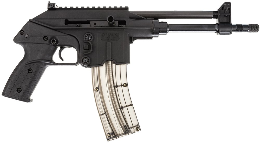 Kel-Tec PLR22BLK PLR22 22 LR 26+1 10.20" All Black Steel/Threaded Barrel & Polymer Frame w/Picatinny Rail & Polymer Grip