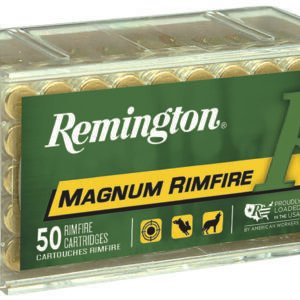 Remington Ammunition 21170 Magnum Rimfire  22WMR 40gr Jacketed Hollow Point 50 Per Box/40 Case