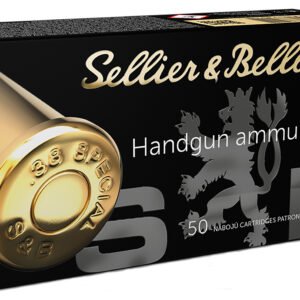 Sellier & Bellot SB38A Handgun 38Special 158gr Lead Round Nose 50 Per Box/20 Case