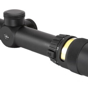 Trijicon 200052 AccuPoint Black Hardcoat Anodized 1-4x 24mm 30mm Tube Illuminated Amber Triangle Post Reticle
