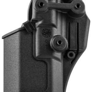 Blackhawk 410512BKR Serpa CQC OWB Size 12 Matte Black Polymer Belt Loop/Paddle Fits Ruger P95 Right Hand