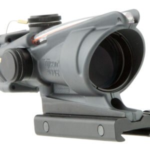 Trijicon 100308 ACOG Sniper Gray 4x 32mm Illuminated Red Chevron .223/5.56 BDC Reticle