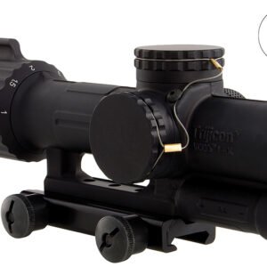 Trijicon 1600001 VCOG Black Hardcoat Anodized 1-6x 24mm LED Red Segmented Circle w/Crosshair 223 77gr Reticle