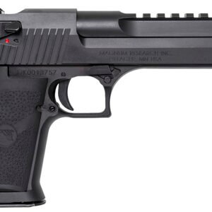 Magnum Research DE357IMB Desert Eagle Mark XIX 357 Mag 6" with Muzzle Brake 9+1 Matte Black Carbon Steel Frame & Slide Black Rubber Grip