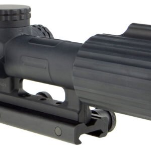 Trijicon 1600002 VCOG Black Hardcoat Anodized 1-6x 24mm LED Illuminated Red Horseshoe Dot w/Crosshair 223 55gr Reticle