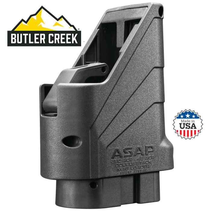 Double Stack Magazine Loader for Universal 380 to 45ACP Gray