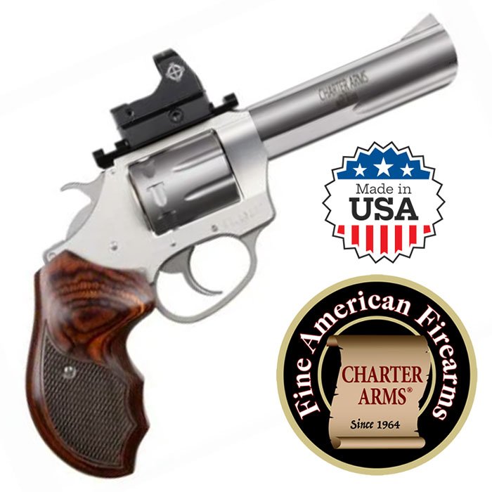 Target Pathfinder .22 LR 4.2 inch Barrel 8 Round Rosewood Grip Stainless Steel M