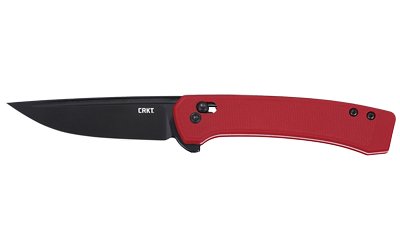 CRKT Q COMPACT 3.05" PLAIN EDGE RED