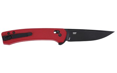 CRKT Q COMPACT 3.05" PLAIN EDGE RED - Image 2