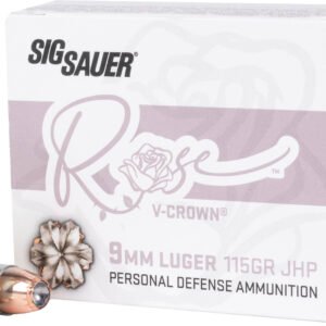 SIG 9MM 115GR V-CROWN ROSE 20R