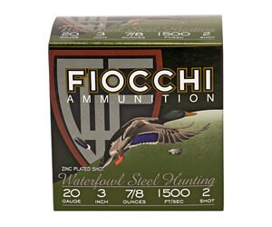 FIOCCHI 20GA #2 FLYWAY STEEL 25/250