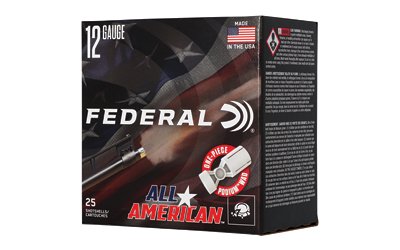FED ALL AMER 12GA 2.75" 1 1/8OZ #8