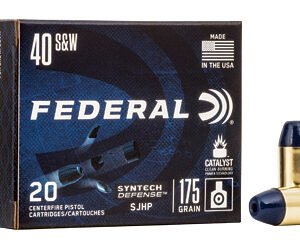 FED SYN DEF 40S&W 175GR SJHP 20/200