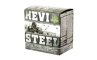 HEVI STEEL 12GA 3" #4 25/250 - Image 3