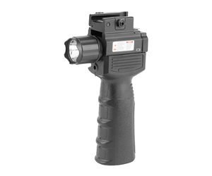 NCSTAR VERT GRIP LIGHT/ RED LASER