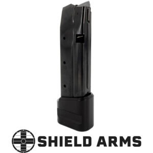 S15 Gen 3 9MM Magazine with Plus 5 Base Plate 20 Round Black for Glock 43X/48