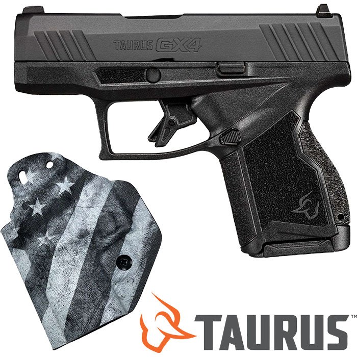 GX4 9MM 3 inch Barrel 11 Round Black/Black Mission First Tactical Inside Waistba