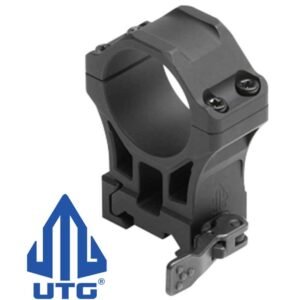 Accu Sync Scope Rings QR 30mm High Profile for Picatinny Rail Matte Black