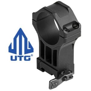Accu Sync Scope Rings QR 34mm 2X High for Picatinny Rail Matte Black