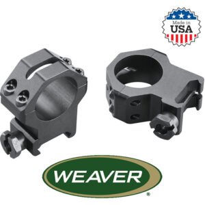 Four Hole 1 inch Tactical Ring X High Matte