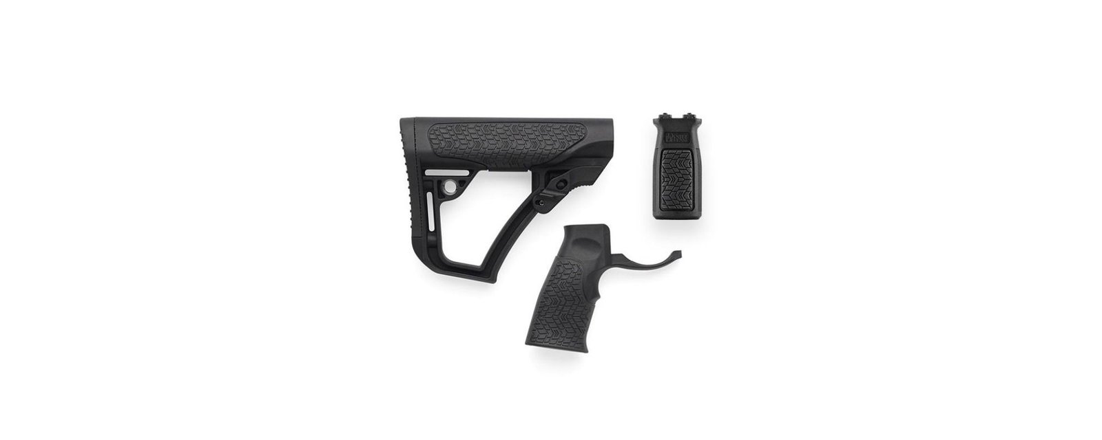 DANIEL DEFENSE STOCK/GRIP/FOREGRIP M-LOK BLK