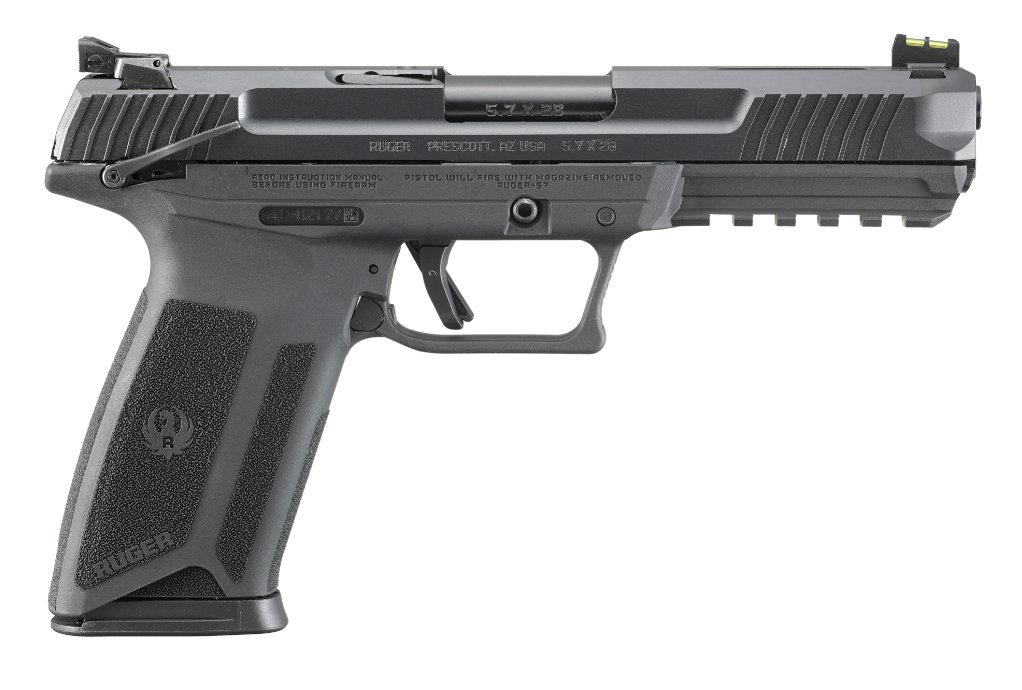 RUGER-57 5.7X28 BLK 5" 20+1 AS