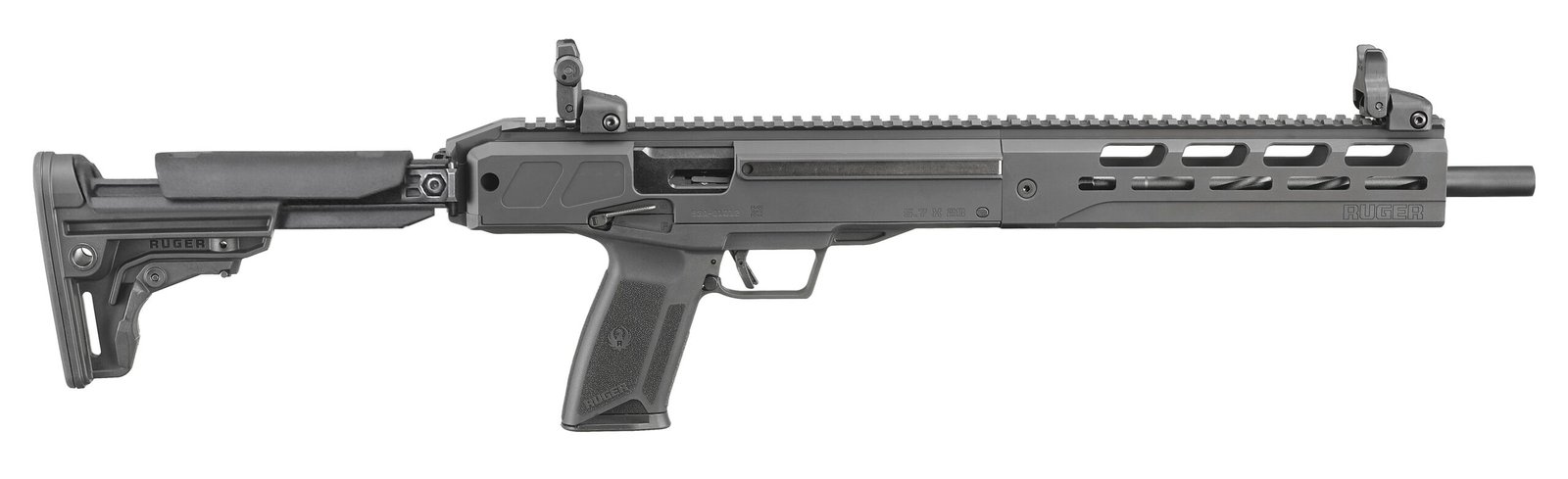 RUGER LC CARB 5.7X28 16" FIXED STK #