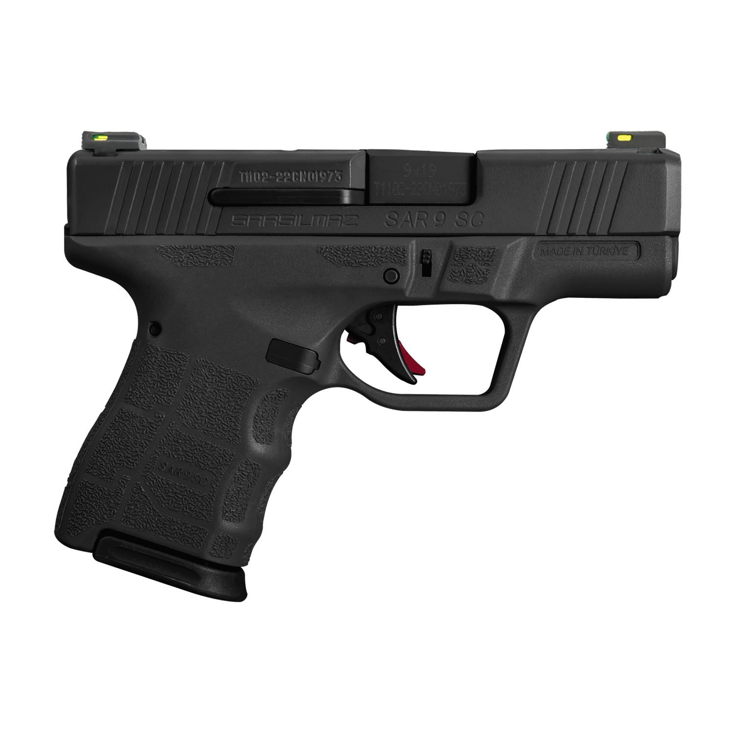 SAR FIREARMS SAR9 SC 9MM BLK 3.3" 12+1 #