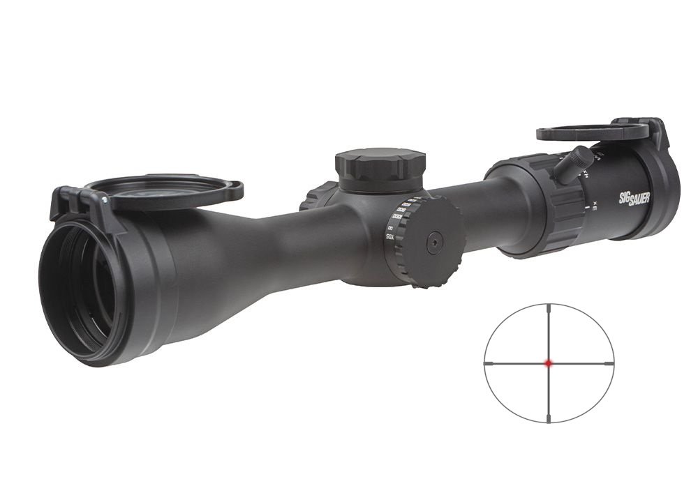 SIG SAUER WHISKEY 4 3-12X44 QUADPLEX