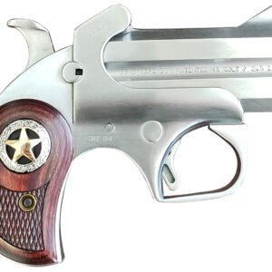 Bond Arms BARD Rustic Defender Sports South Exclusive 45 Colt (LC) Caliber or 2.50" 410 Gauge 2rd 3" Barrel, Stainless Steel Finish, Rosewood Grip w/Integrated Star, Includes Exclusive Holster Packag