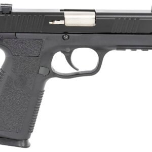Kahr Arms TP90S94N TP9-2 9mm Luger Caliber with 4" Barrel, 8+1 Capacity, Black Finish Picatinny Rail Frame, Serrated Matte Black Stainless Steel Slide, Textured Polymer Grip & TruGlo Night Sights