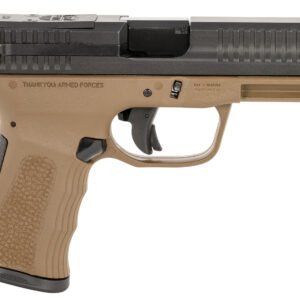 FMK FMKG49BB G3 9mm Luger 14+1 4" Stainless Steel Barrel, Black Optic Cut/Serrated Carbon Steel Slide, Burnt Bronze Polymer Frame w/Picatinny Rail, Black Backstrap Grip