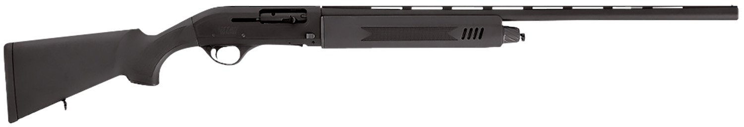 Escort HEPS41280501 PS Full Size 410 Gauge Semi-Auto 3" 4+1 28" Black Vent Rib Barrel, Black Anodized Grooved Aluminum Receiver, Adjustable Black Synthetic Stock
