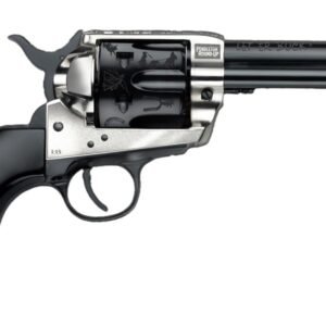 Pietta PFI357PR434BP 1873 Great Western II Pendleton Round?Up 357 Mag 6 Shot 4.75" Blued Engraved Barrel & Cylinder, Ultra Black Engraved Grip, Exposed Hammer