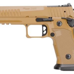 Sig Sauer 211F9GT5COY P211 GT5 Full Size 9mm Luger 21+1 5" Black Barrel, Coyote Cerakote Stainless Steel Optic Ready/Serrated Slide & Frame w/Beavertail & Picatinny Rail, G10 Grip Panels, SIGLOC-PRO