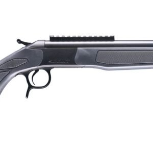 CVA CR4448 Scout 22 Creedmoor 1rd 16.50" Matte Blued Threaded Barrel & Receiver w/DuraSight Rail, Stealth Gray Synthetic Stock