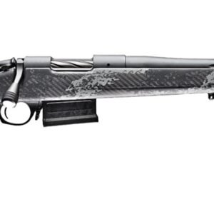 Bergara Rifles B14S7515 B-14 Crest 25 Creedmoor 5+1 20" Sniper Gray Cerakote Fluted Threaded Barrel & Steel Drilled & Tapped Receiver, Fixed Carbon Fiber w/Black & Gray Sponge Accents Stock, Right Han