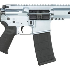 Shark Coast Tactical SCC07114AGC-P Arctic Gun Candy 5.56 NATO 30+1 10.50" Black Nitride Threaded Barrel, Aluminum Receiver w/Picatinny Rail, M-LOK Handguard, SB Tactical SBA3 Brace, Polymer Grip