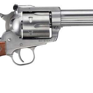 Ruger 0811 Super Blackhawk Large Frame 44 Rem Mag/44 Special 6rd 5.50" Satin Stainless Steel Barrel, Cylinder & Frame, Hardwood Grip, Transfer Bar Safety, Exposed Hammer