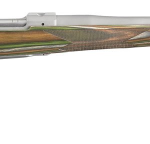 Ruger 47139 Hawkeye Predator Full Size 6.5 Creedmoor 4+1 24" Matte Stainless Steel Barrel, Matte Stainless Steel Receiver w/Integral Scope Mount, Green Mountain Adj LOP Laminate Stock, Right Hand