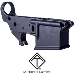 AR-15 Milsport Aluminum Stripped Multi-Cal Lower Receiver Black