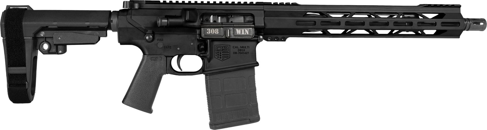 DBF DB10 308 PST 13.5B 20R BLK