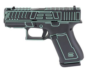 GLOCK 43X 9MM 10RD OUTLANDER BLUE