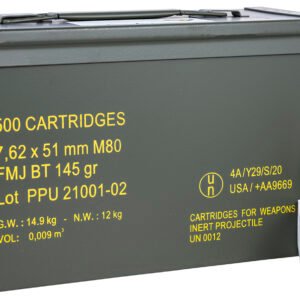 PPU PPRM762M Rangemaster 7.62x51mmNATO 145gr Full Metal Jacket Boat Tail/500rds *Sold by Case *Includes Metal Can