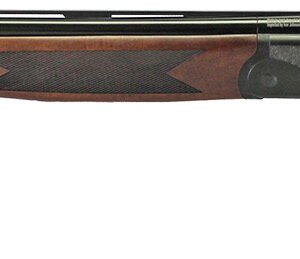 Iver Johnson Arms IJ60012 IJ600 12 Gauge Break Open 3" 2rd 28" Over/Under Vent Rib Barrel, Matte Black Chromed w/Engraving Steel Receiver, Fixed Walnut Checkered Wood Stock & Forend