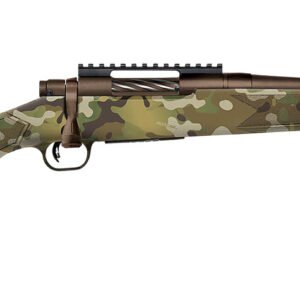 Mossberg 28277 Patriot Compact 308 Win 5+1 16.25" Patriot Brown Cerakote Threaded Bull Barrel, Patriot Brown Cerakote Steel Receiver w/Picatinny Rail, MultiCam Fixed Synthetic Stock