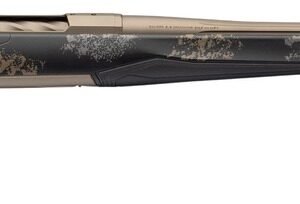 Browning 036142218 X-Bolt 2 Speed HD Full Size 308 Win 4+1 22" Smoked Bronze Cerakote Fluted Threaded Barrel, Smoked Bronze Cerakote Steel Drilled & Tapped Receiver, Bronze/Gray Camo w/Black Overmold