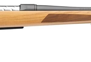 Browning 035849226 AB3 Pro Hunter Deluxe Full Size 30-06 Springfield 4+1 22" Matte Blued Spiral Fluted Threaded Barrel, Matte Blued Steel Drilled & Tapped Receiver, Maple Fixed Stock
